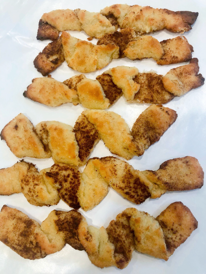 Keto Cinnamon Twists Gf Zero Guilt Sweets
