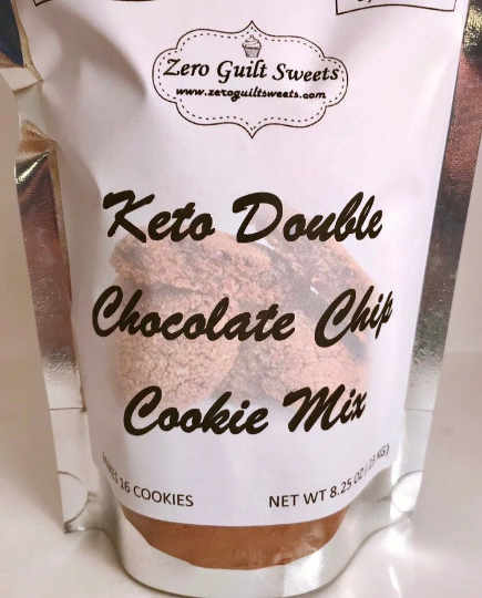 Keto Double Chocolate Chip Cookie Mix Gf Df Zero Guilt Sweets